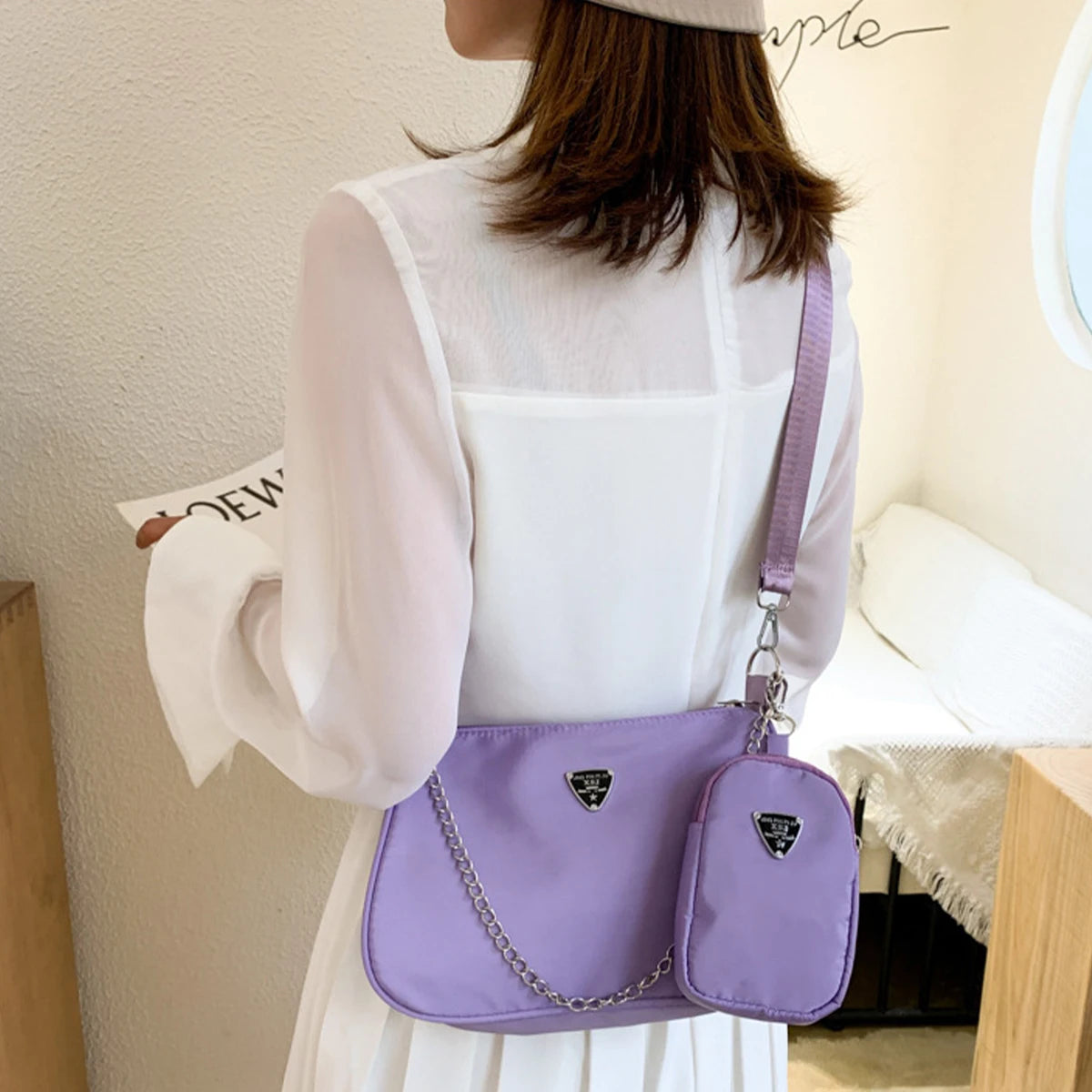 Nylon Crossbody Bag