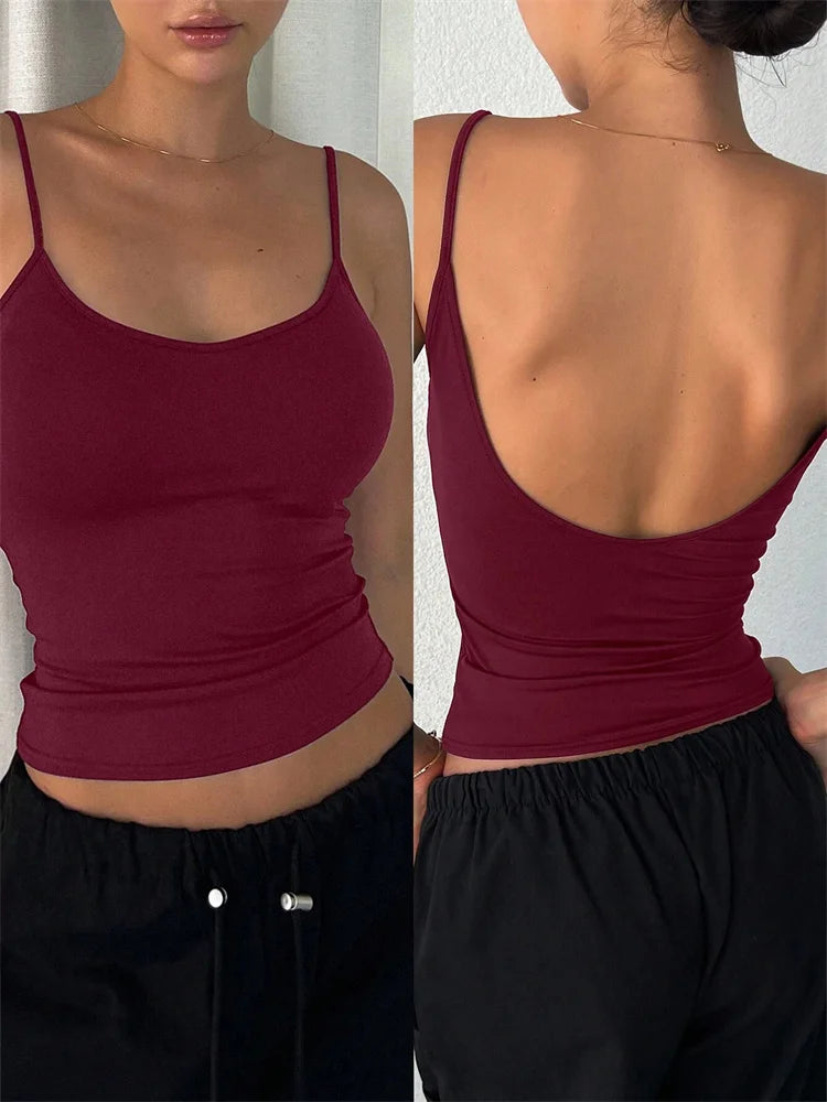 Women Backless Cami