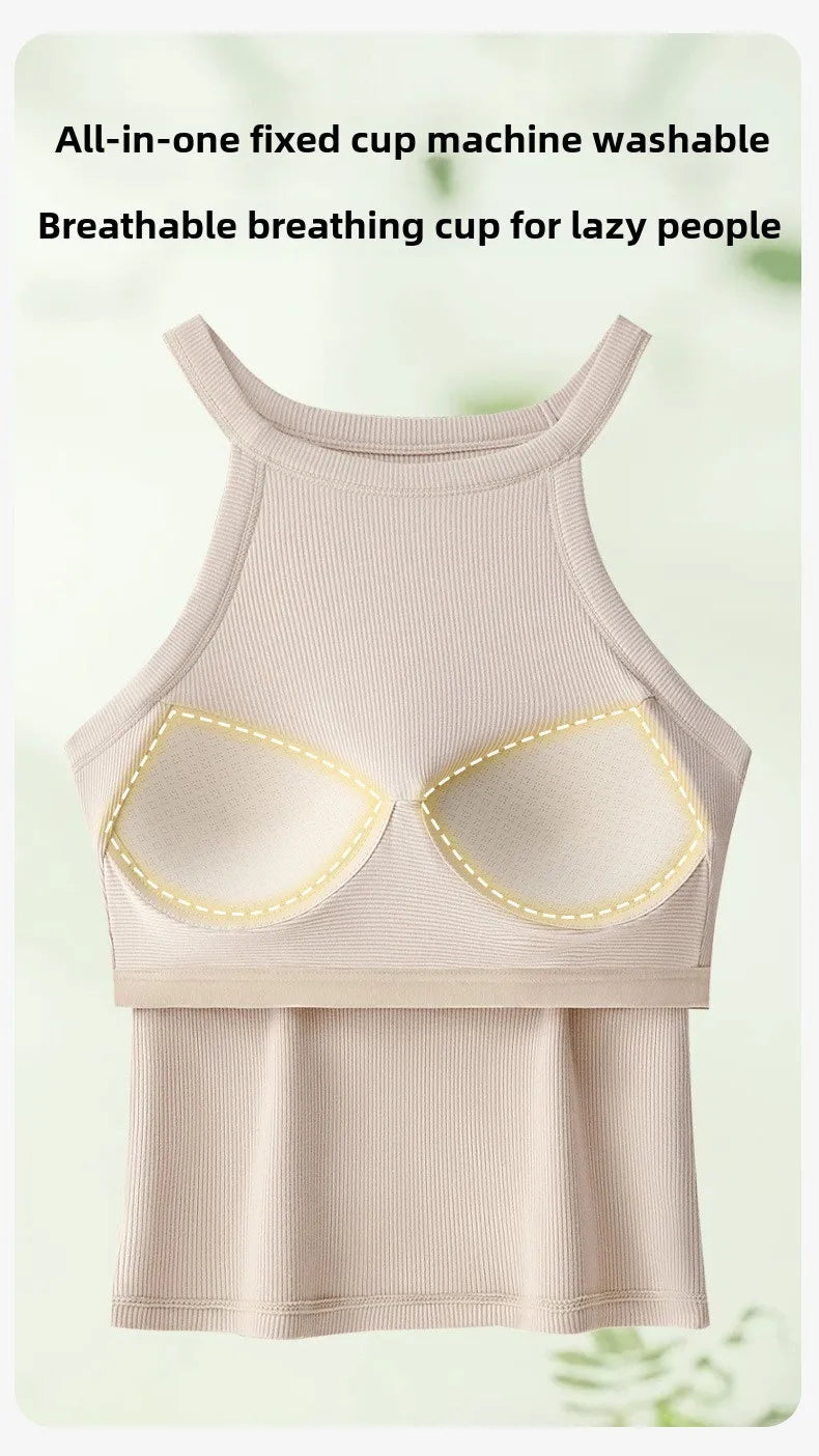 Threaded Halter Neck