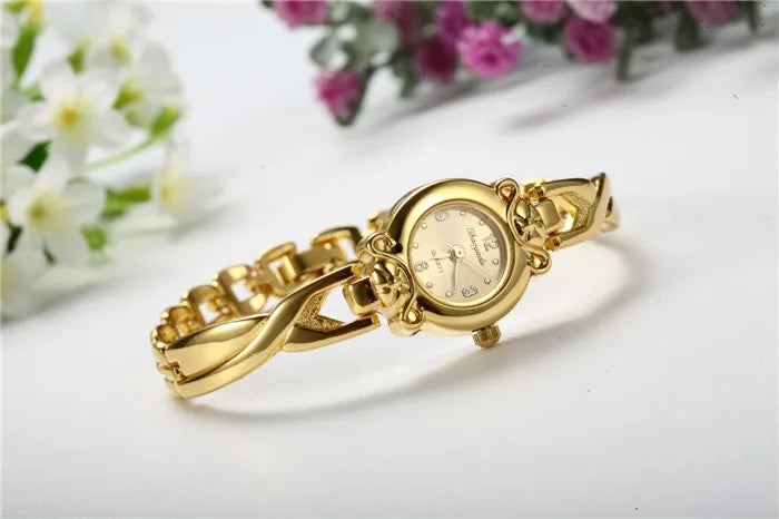 Golden Bracelet Watch