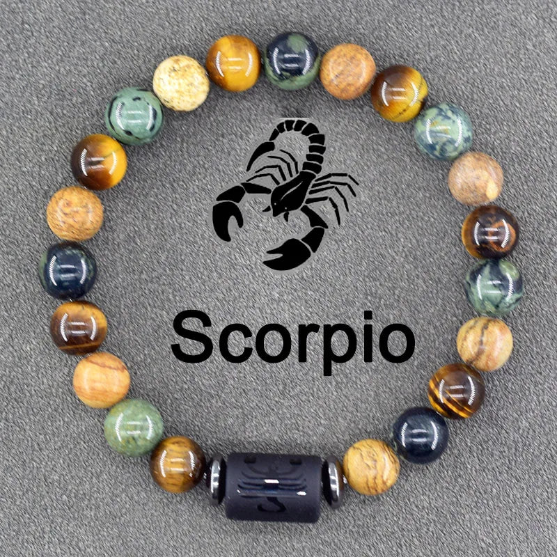 12 Zodiac Sign Bracelet