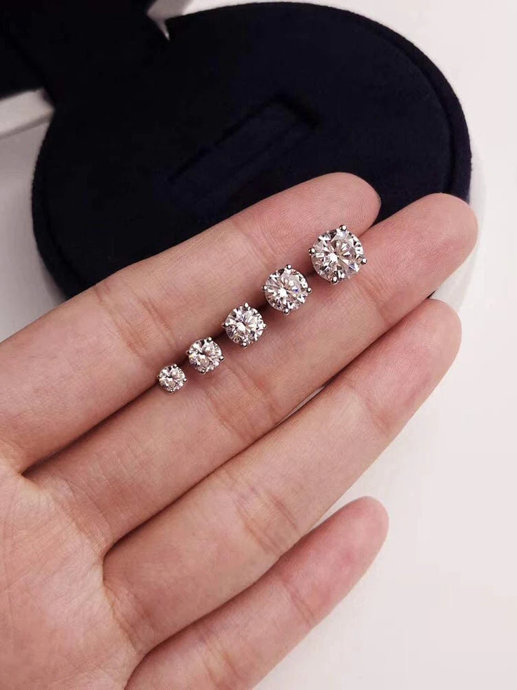 Bamoer CZ Stud Earrings